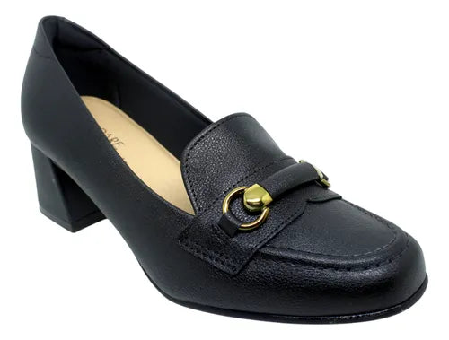 Sapato Feminino Scarpin Modare Salto Grosso Confortável