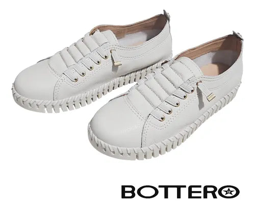 Tênis Feminino Bottero Comfort – Couro Legítimo - Preço Promocional, Apenas Hoje!