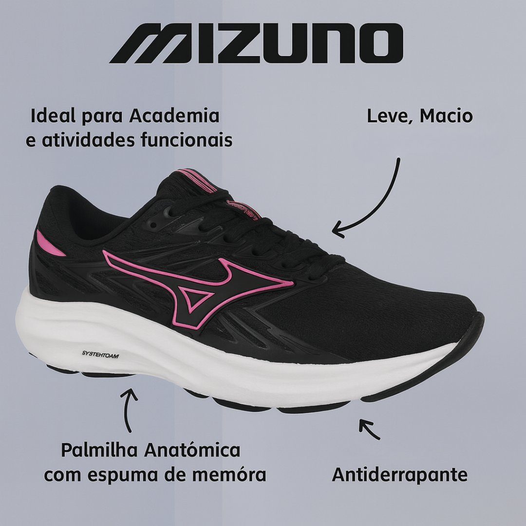 Tênis Mizuno Feminino Jet 8 Original - Alto Desempenho - Desconto de 29%, Apenas hoje!