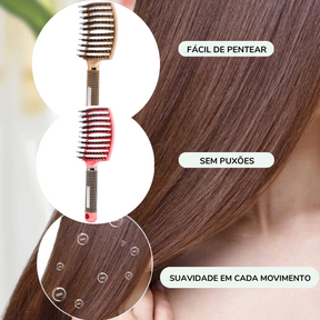 Kit 2 Escova de Cabelo Ergonômica para Mulheres