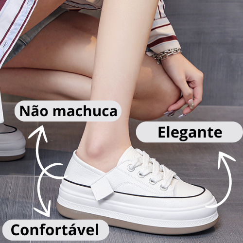 Mocassim de couro feminino Irys