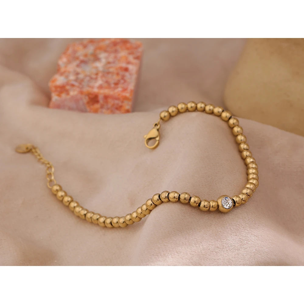 Pulseira Feminina Luxo Dourado,