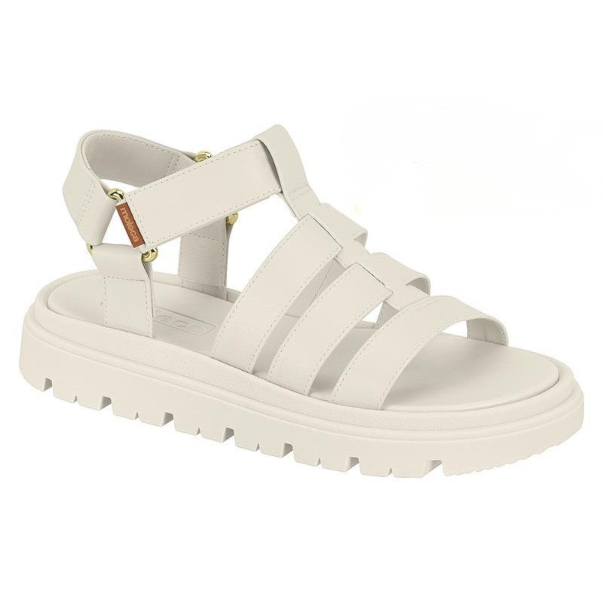 Sandália Papete Feminina Moleca Pescadora Flatform Conforto