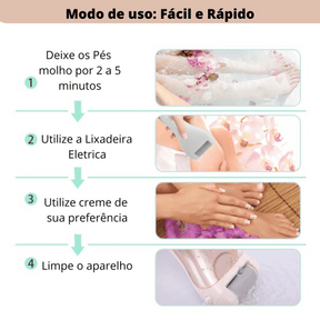 Lixa Elétrica  para os Pés Profissional