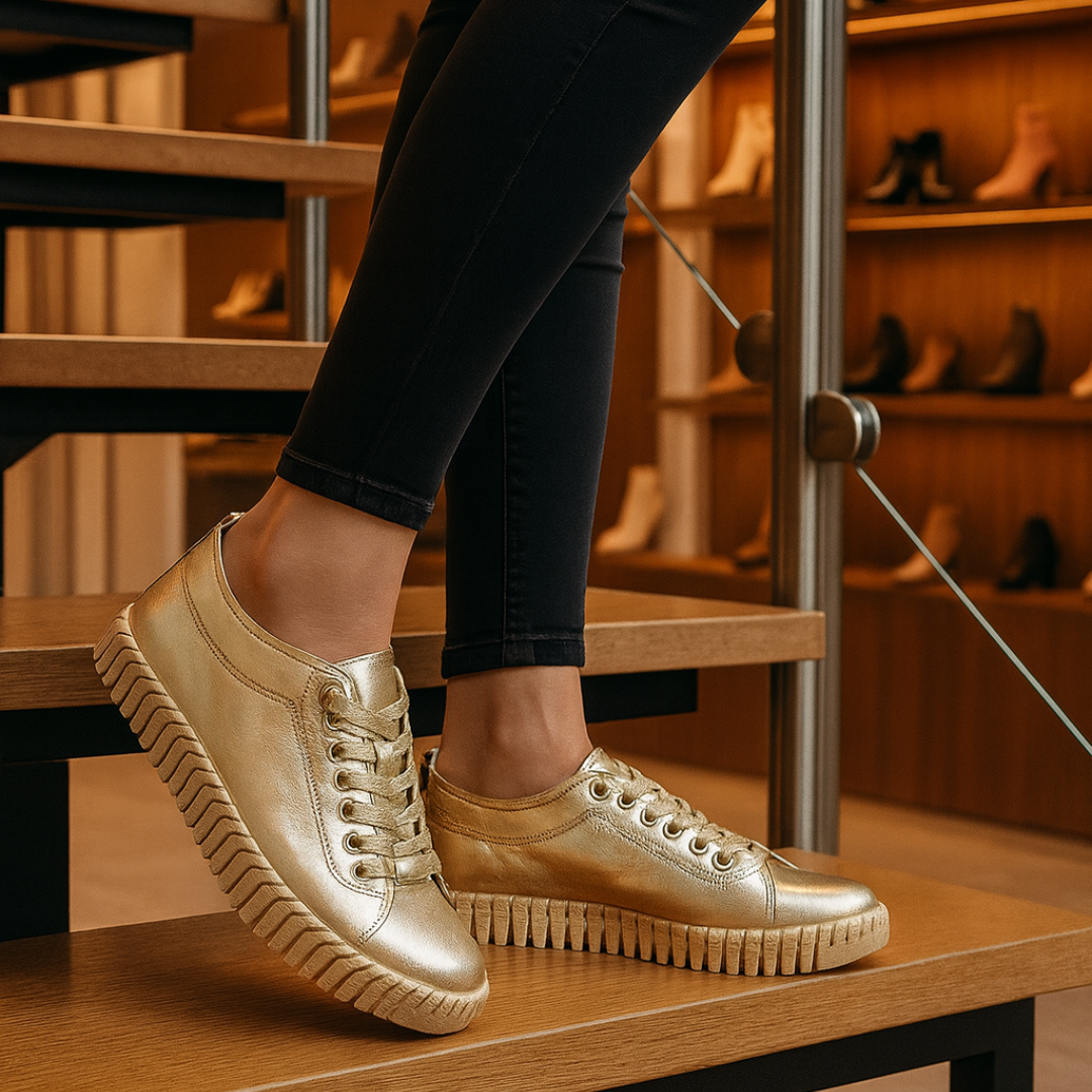 Tênis Feminino Bottero Comfort – Couro Legítimo - Preço Promocional, Apenas Hoje!