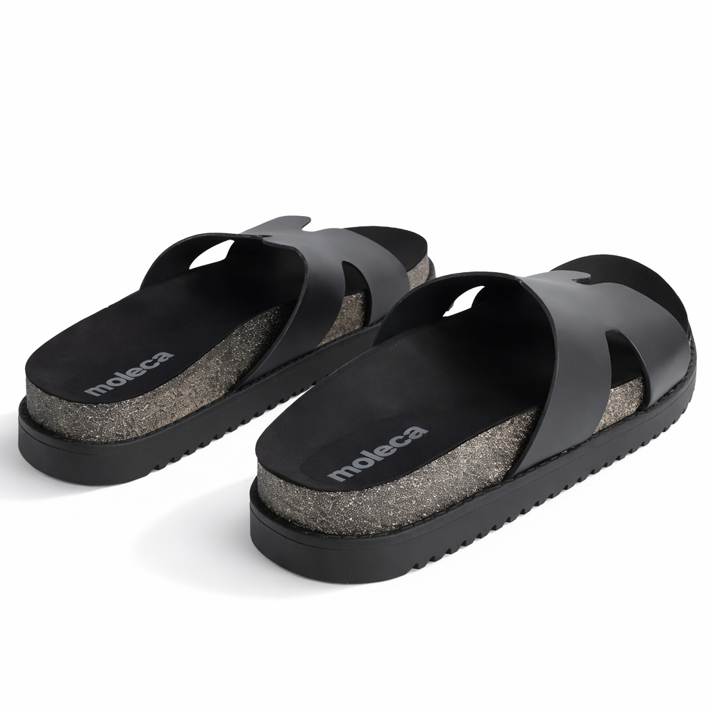 Sandália Papete Feminina Moleca