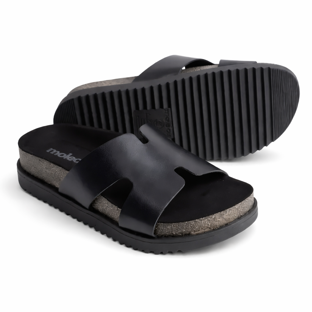 Sandália Papete Feminina Moleca