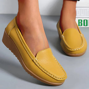 Mocassim Feminino de Couro