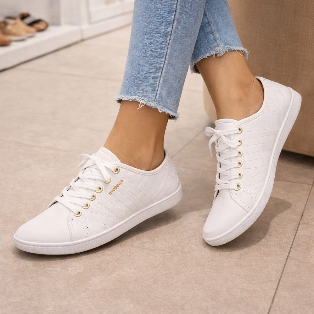 Tenis Casual Feminino Moleca Confortável