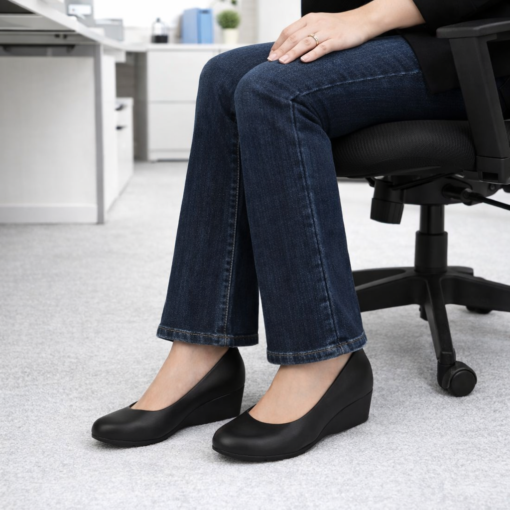 Sapato Scarpin Modare Salto Baixo Grosso