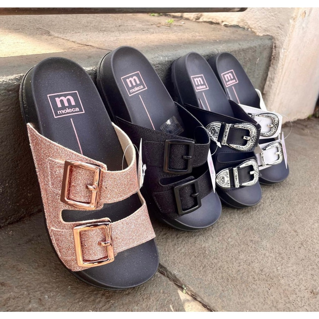 Sandalia Feminina Papete Fivela Slide Birken