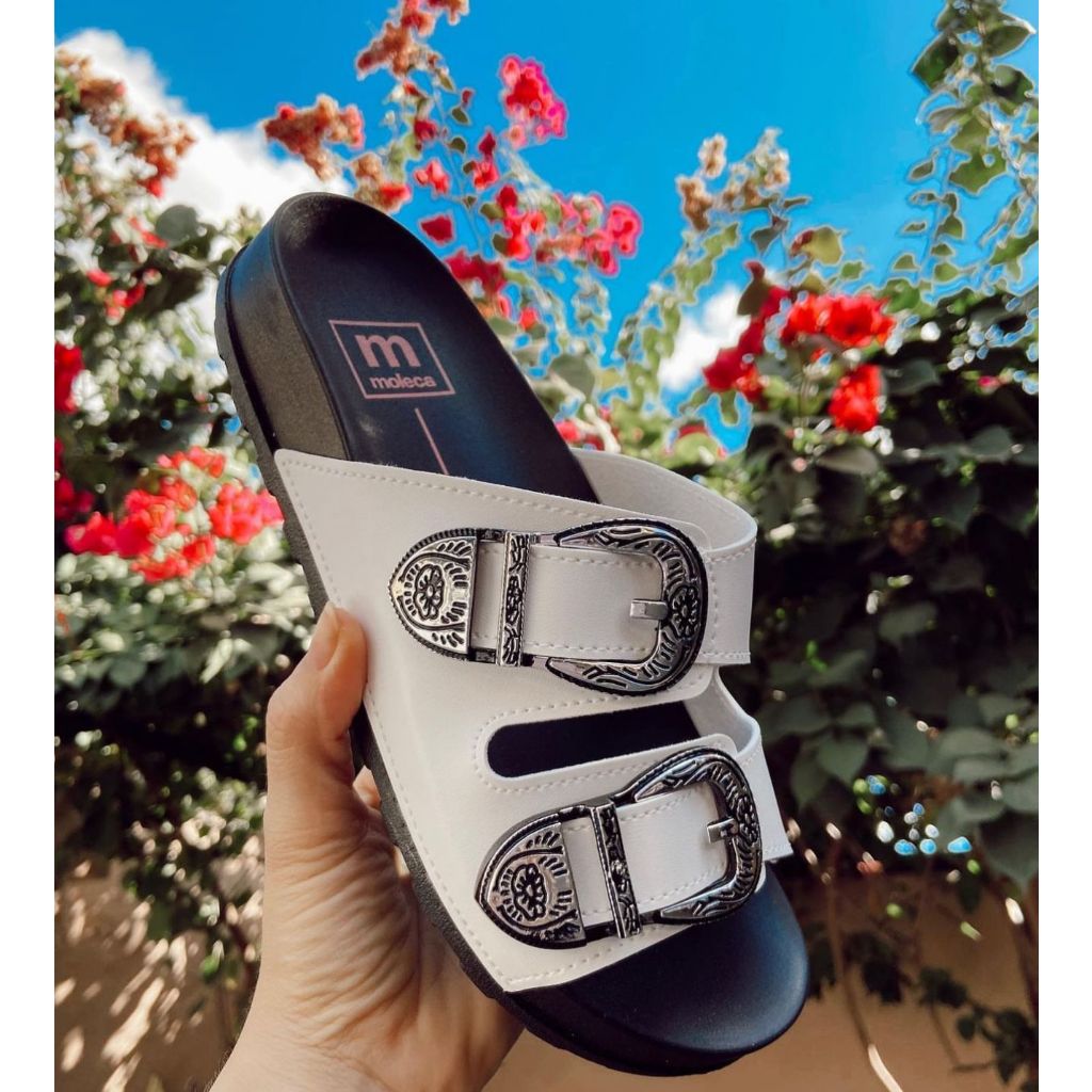 Sandalia Feminina Papete Fivela Slide Birken