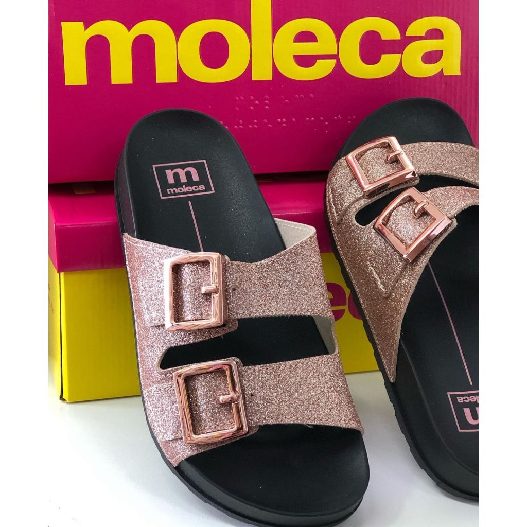 Sandalia Feminina Papete Fivela Slide Birken