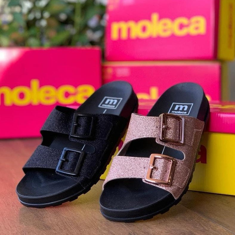 Sandalia Feminina Papete Fivela Slide Birken