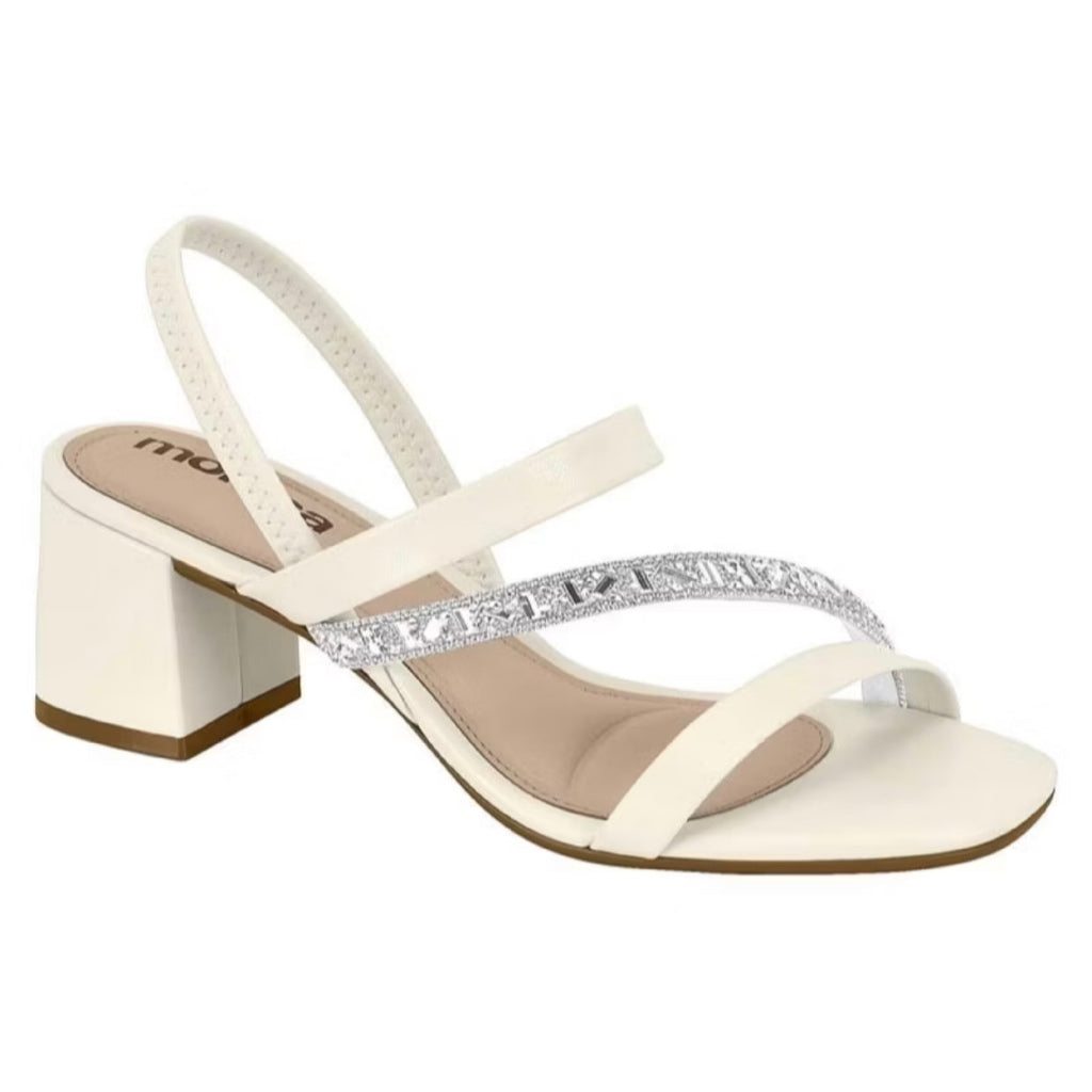 Sandalia Feminina Casual Salto Medio moleca