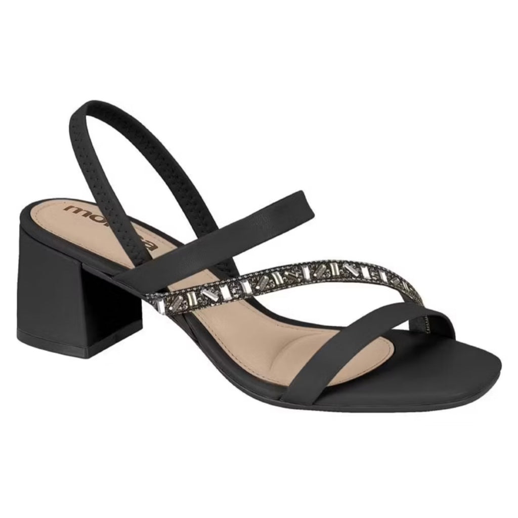 Sandalia Feminina Casual Salto Medio moleca