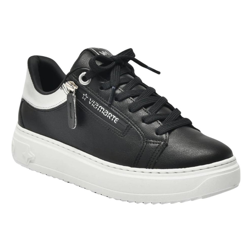 Tênis Via Marte Feminino Casual Lindo Novo Flatform Original com Ziper