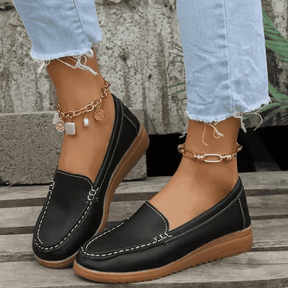 Mocassim Feminino de Couro