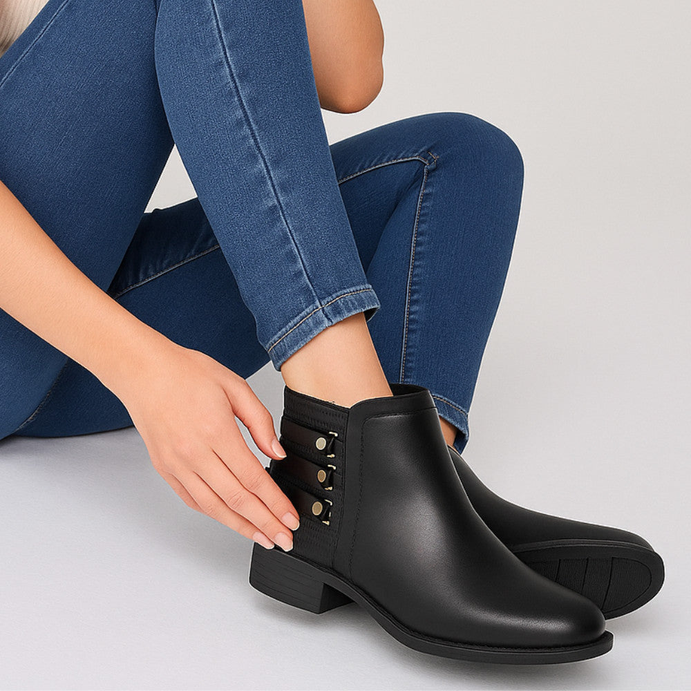 Bota Feminina Modare Casual Salto Baixo Leve Confortável