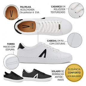 Tênis Casual feminino Vizzano
