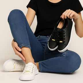 Tênis feminino Casual Moleca