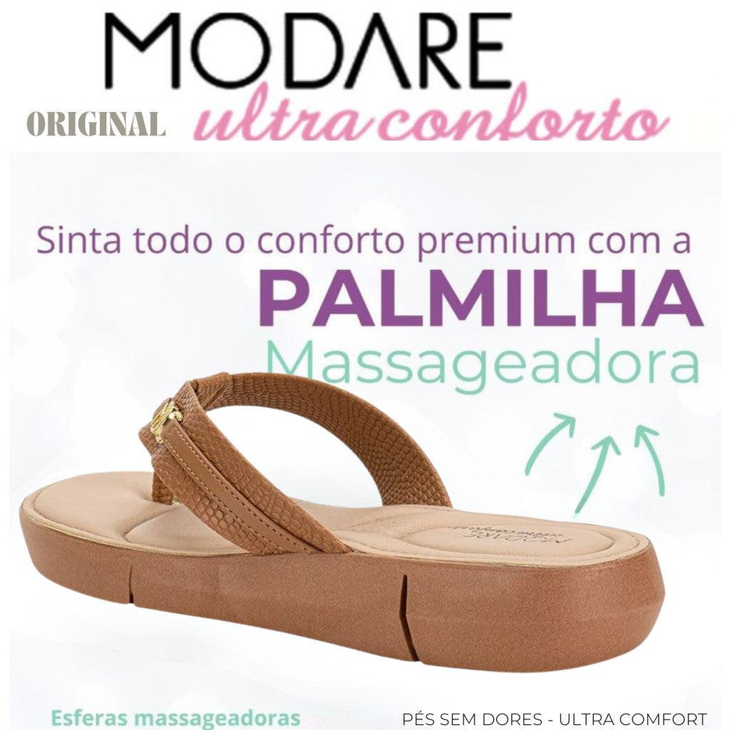 Chinelo ortopédico massageador Modare