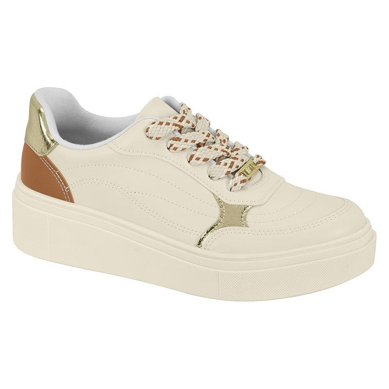 Tenis Feminino Plataforma Brilho Casual Vizzano