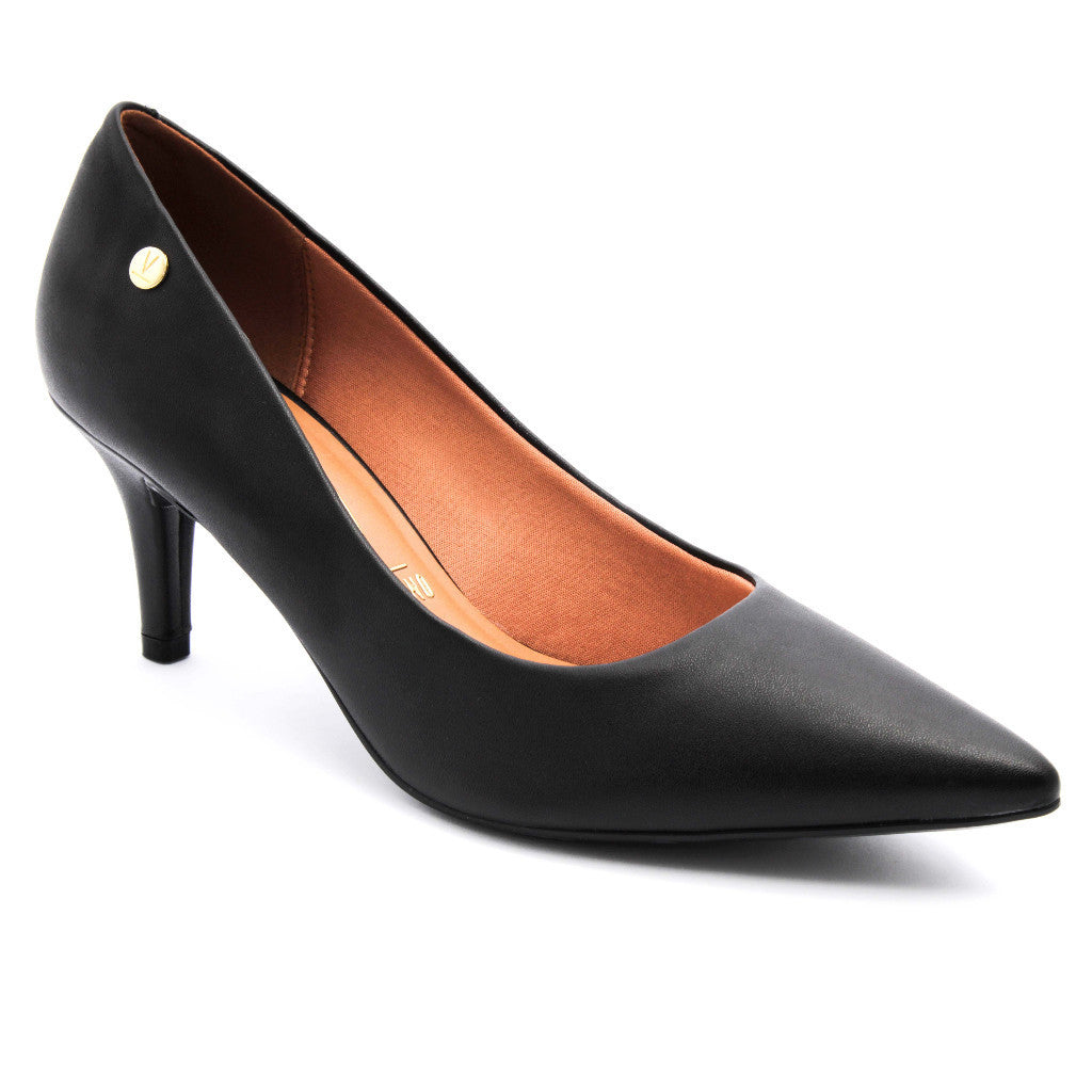 Scarpin Vizzano Feminino Salto Baixo Fino Macio