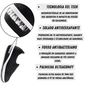 Tênis ortopédico feminino Modare UltraConforto