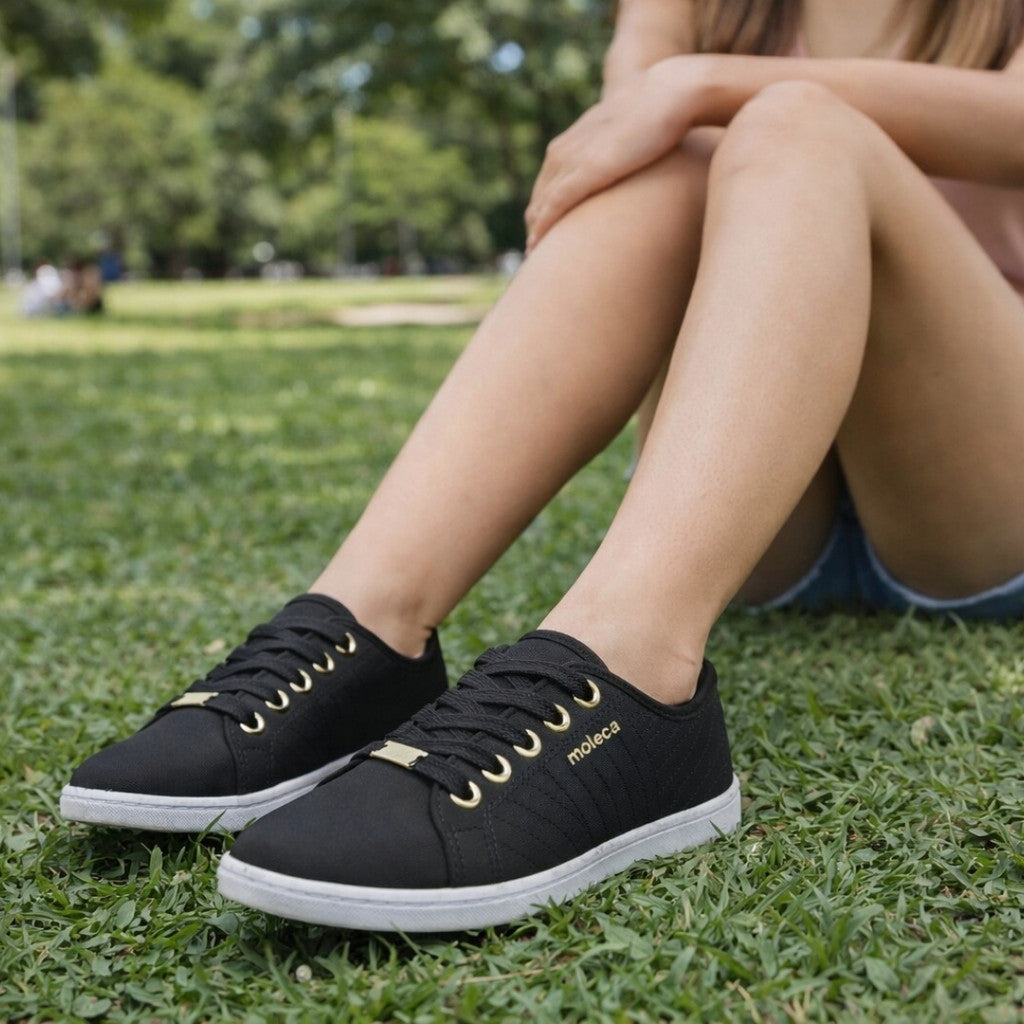 Tenis Casual Feminino Moleca Confortável