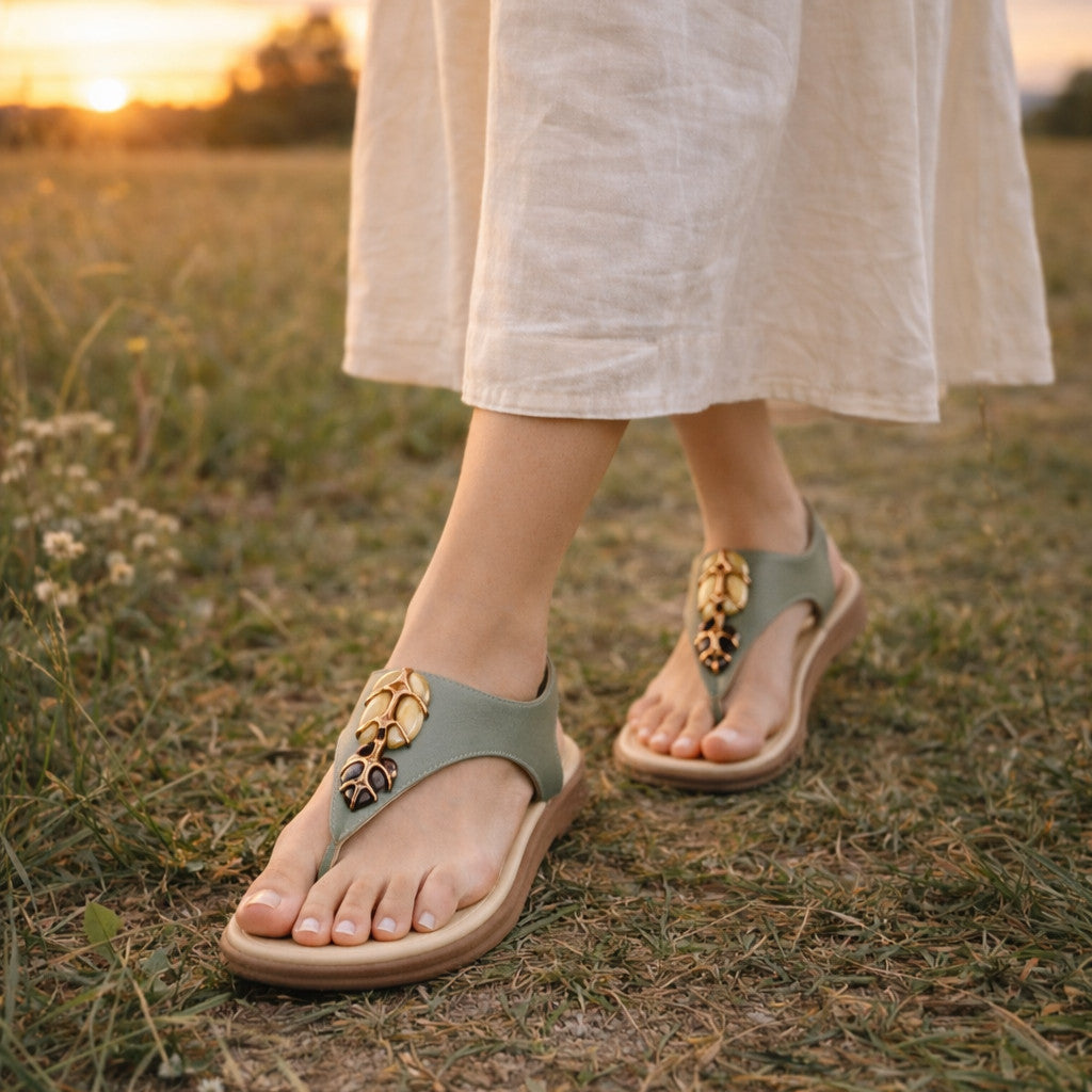 Sandália Feminina Modare Casual Dedo Ultra Conforto