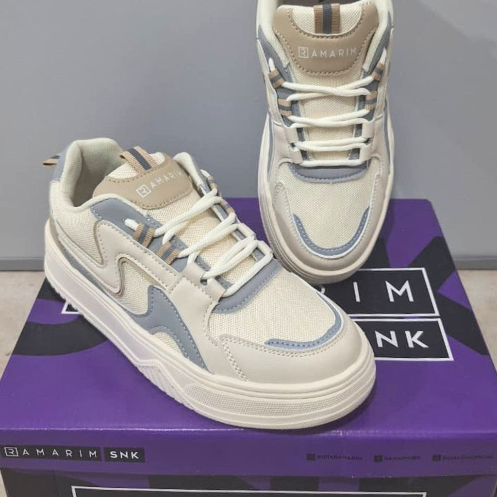 Tênis Plataforma Feminino Ramarim Refletivo Crystal