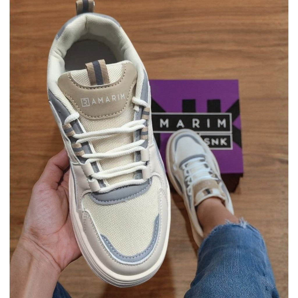 Tênis Plataforma Feminino Ramarim Refletivo Crystal