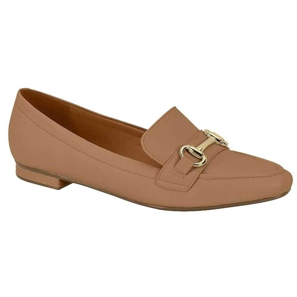 Sapato mocassim feminino Vizzano Bico Fino Confortável