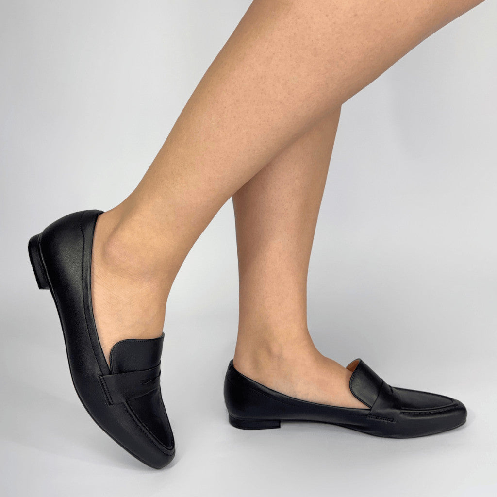 Mocassim Ortopédico Feminino Bico Fino Vizzano Confortável Elegante Casual Dia a Dia