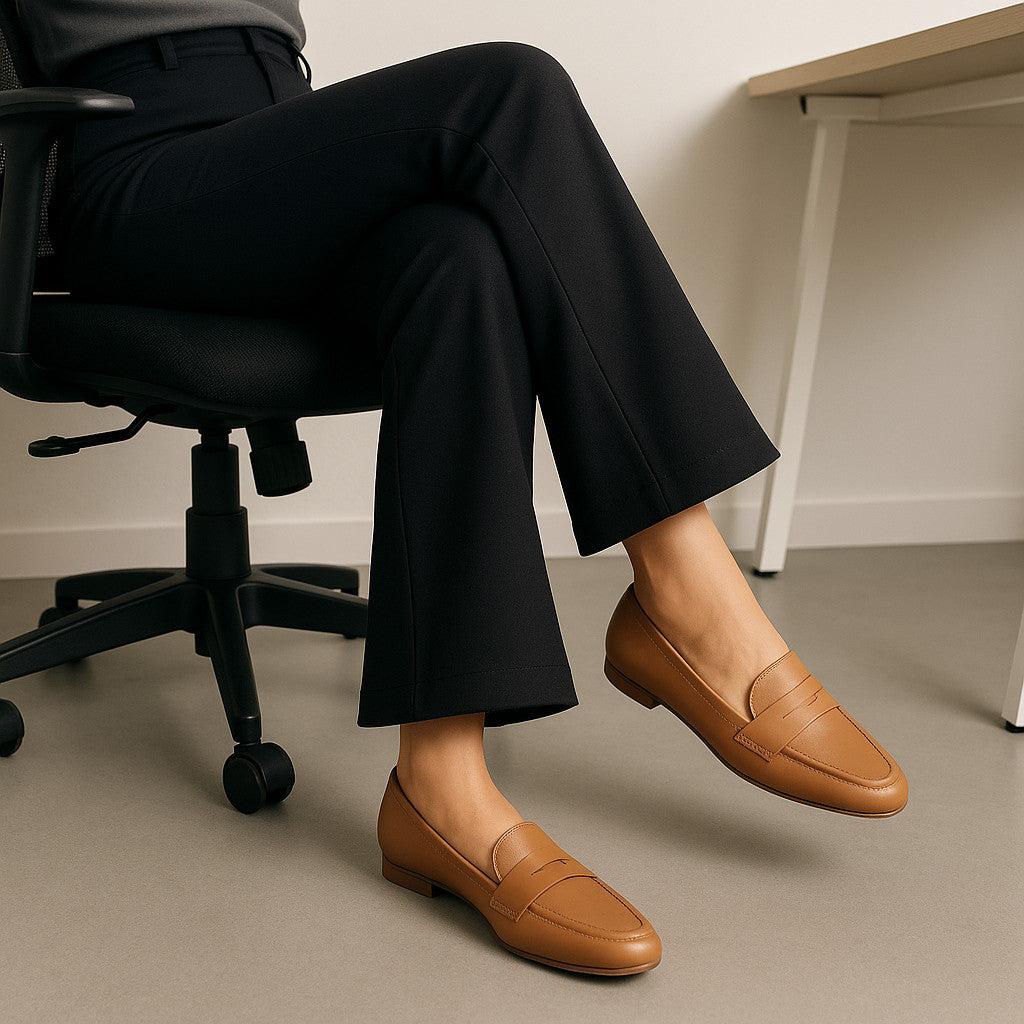 Mocassim Ortopédico Feminino Bico Fino Vizzano Confortável Elegante Casual Dia a Dia