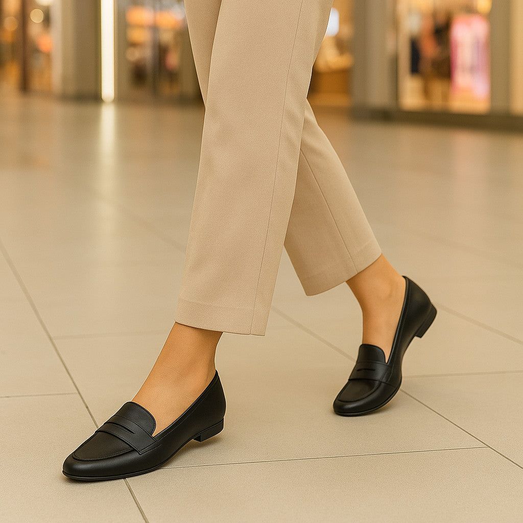 Mocassim Ortopédico Feminino Bico Fino Vizzano Confortável Elegante Casual Dia a Dia