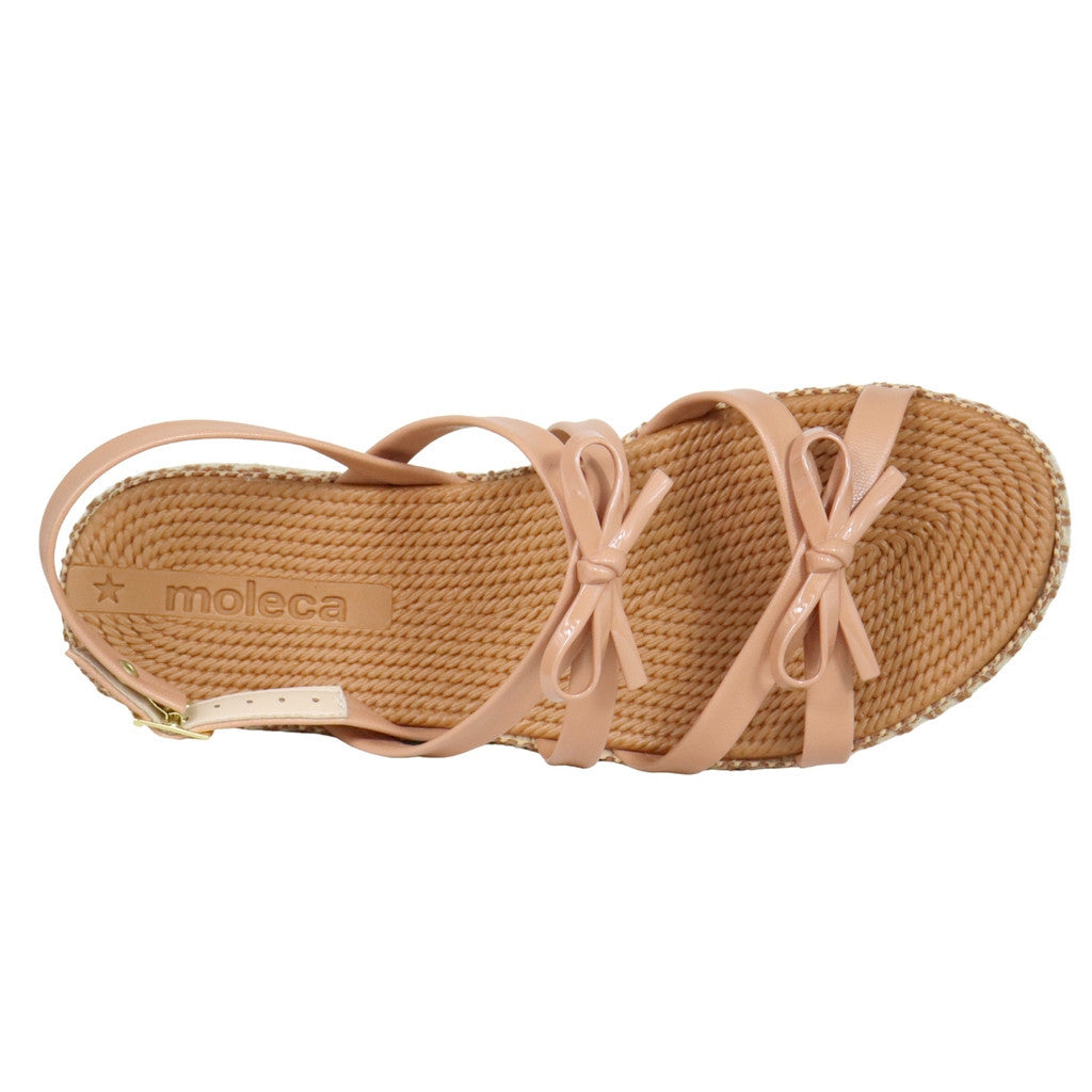 Sandália Feminina Moleca Flatform Boho Retro