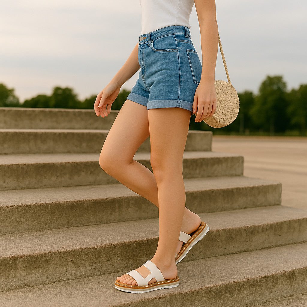 Sandália Moleca Flatform Casual Feminina