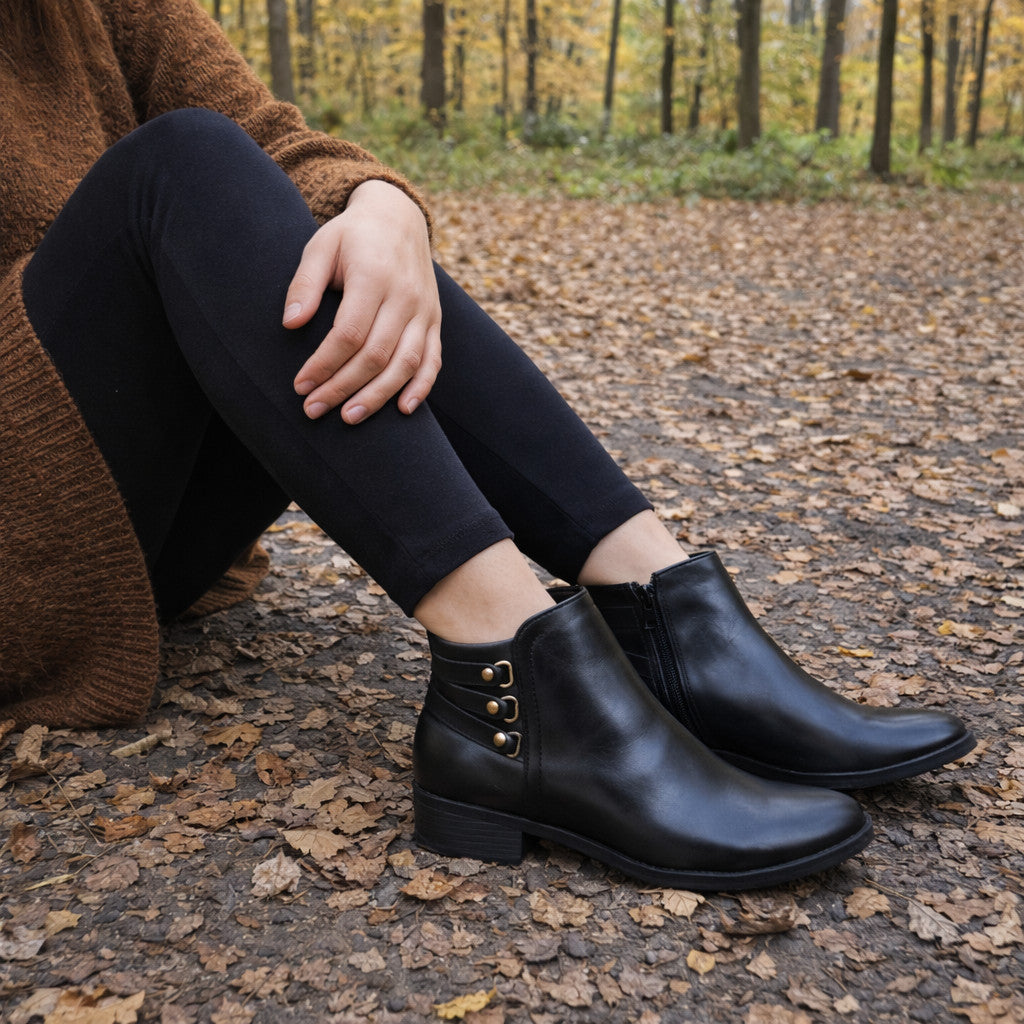 Bota Feminina Modare Casual Salto Baixo Leve Confortável