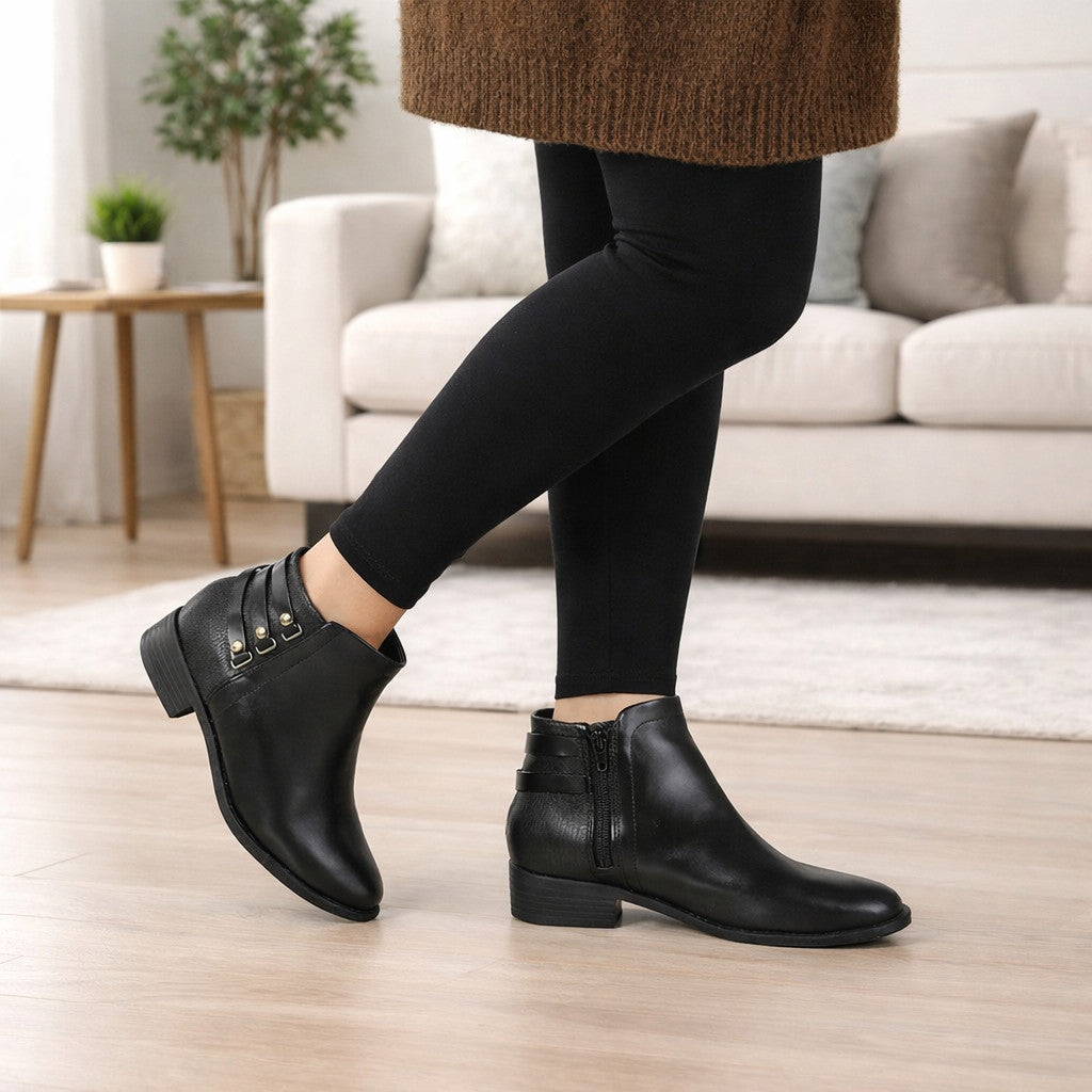 Bota Feminina Modare Casual Salto Baixo Leve Confortável