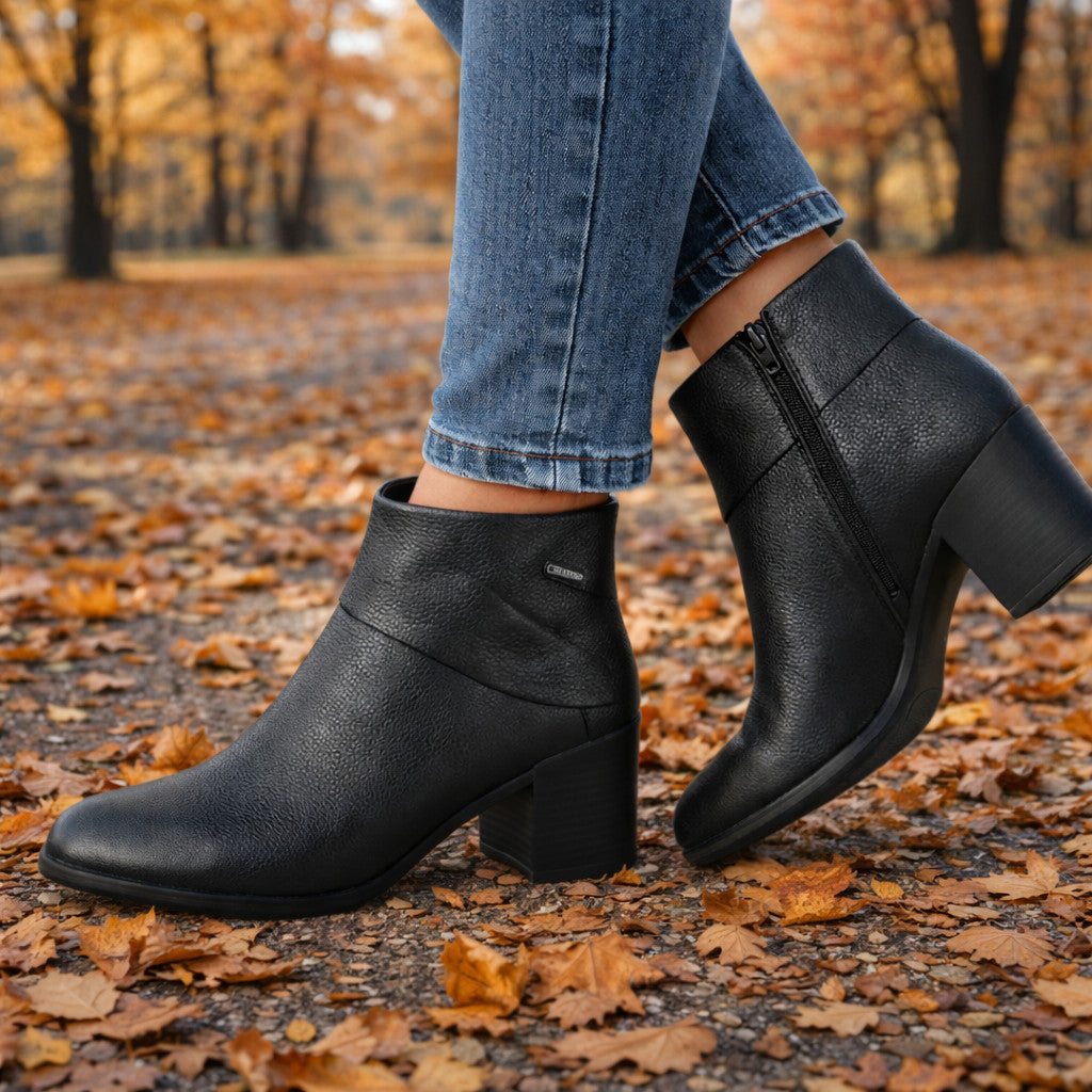 Bota Feminina Bottero Cano Curto Couro Legítimo