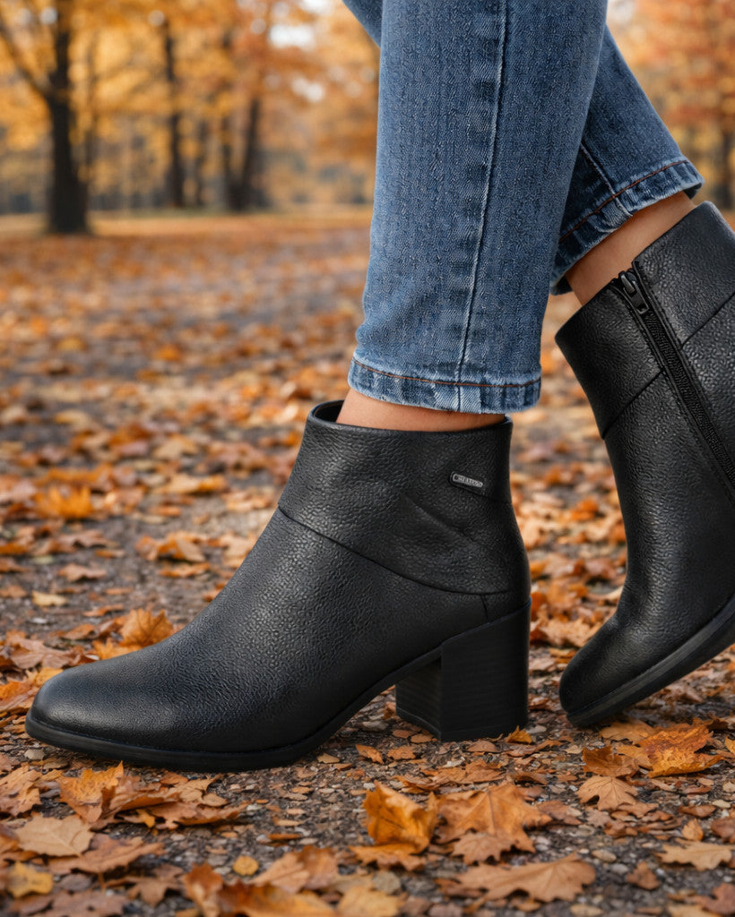 Bota Feminina Bottero Cano Curto Couro Legítimo