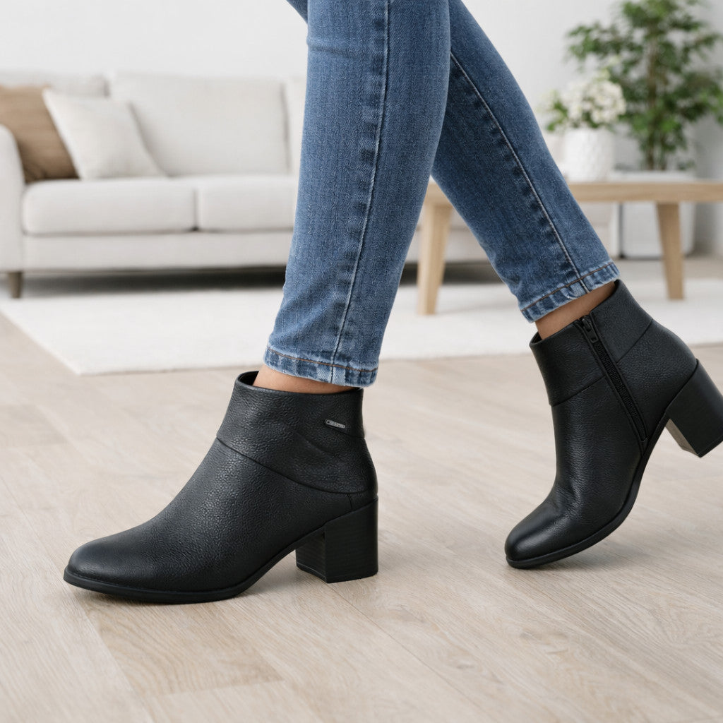 Bota Feminina Bottero Cano Curto Couro Legítimo