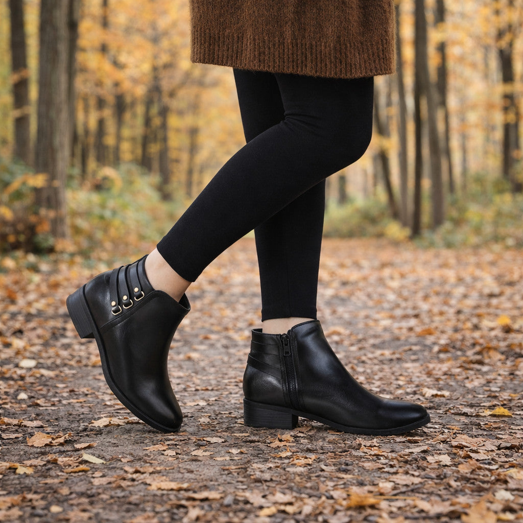 Bota Feminina Modare Casual Salto Baixo Leve Confortável