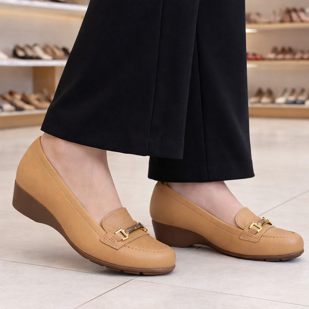 Sapato feminino Anabela Modare Ultra Conforto - Bem-Estar para o Dia a Dia