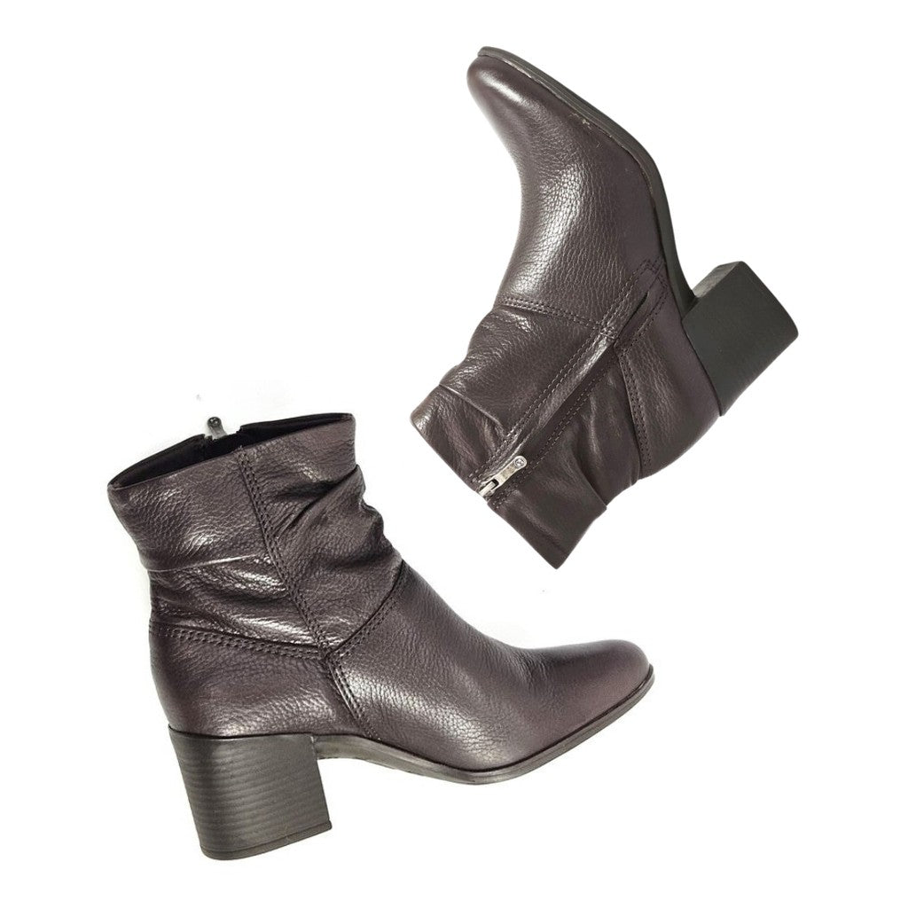 Bota Bottero Calce Facil Couro Legitimo Ziper