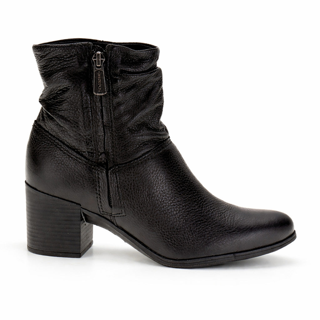 Bota Bottero Calce Facil Couro Legitimo Ziper