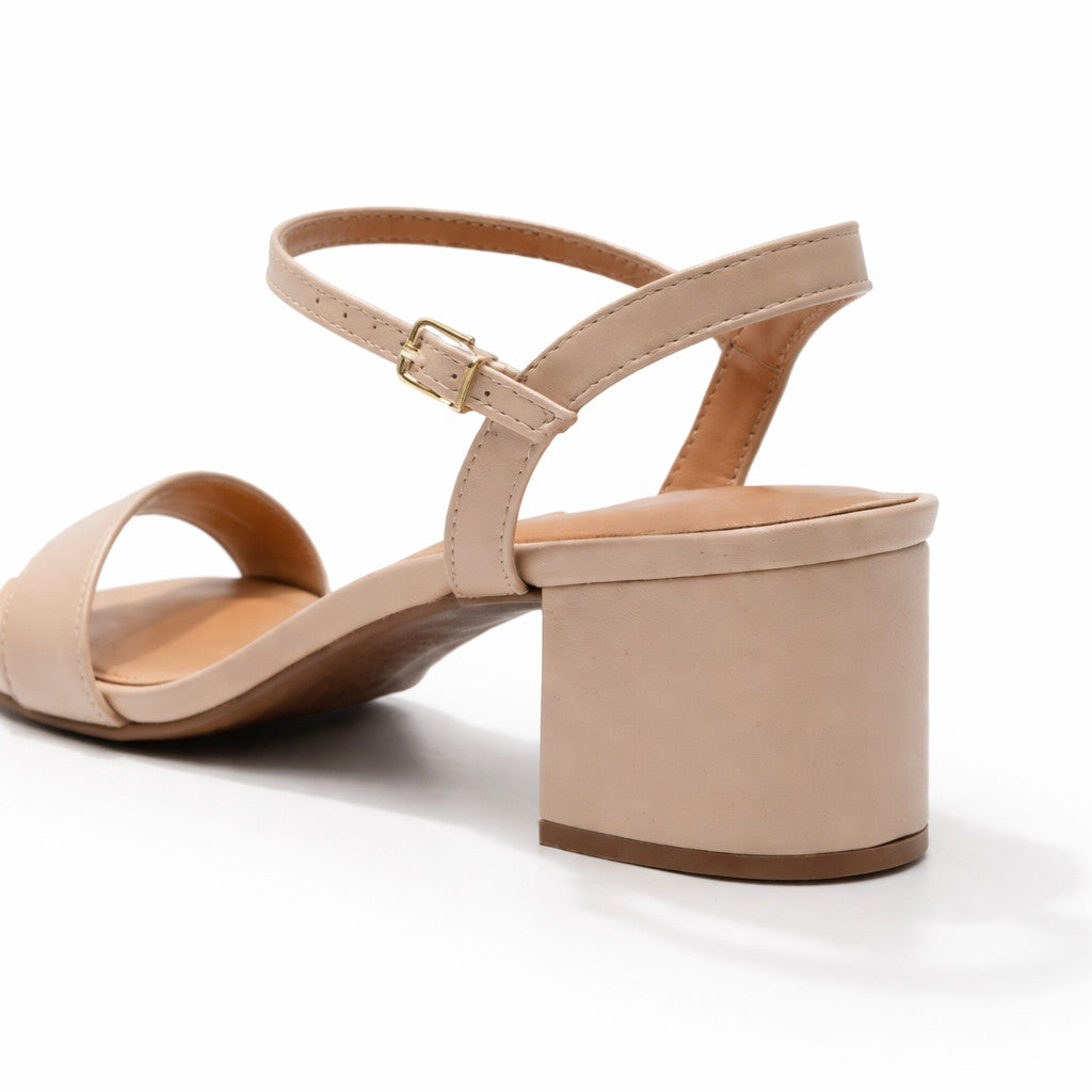 Sandália Feminina Vizzano Salto Quadrado Baixo