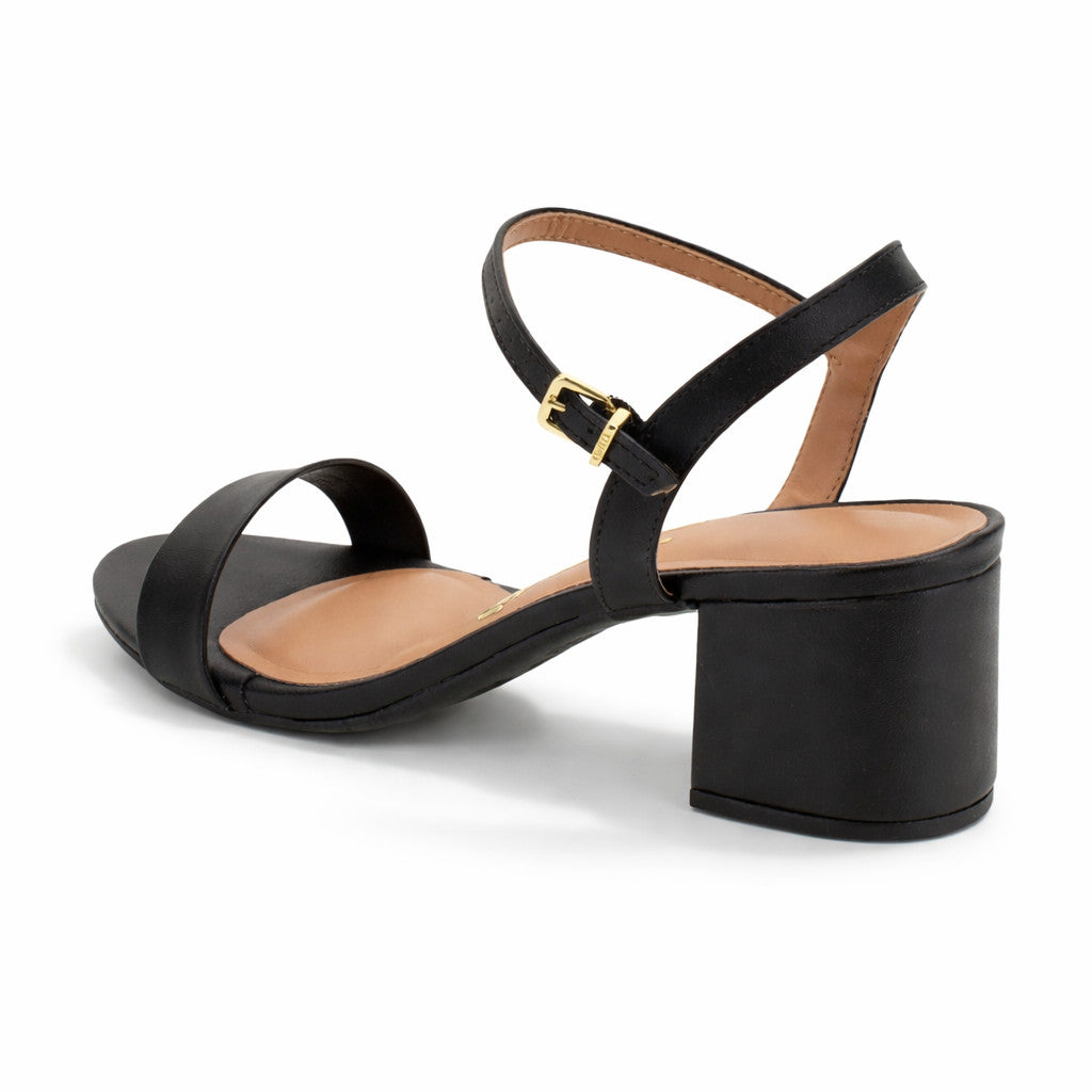 Sandália Feminina Vizzano Salto Quadrado Baixo